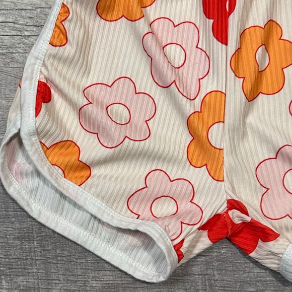 Girls Summer Spring Bundle 3T Pink Striped Floral Barbie Romper Dress Shirt Lot - Picture 6 of 9